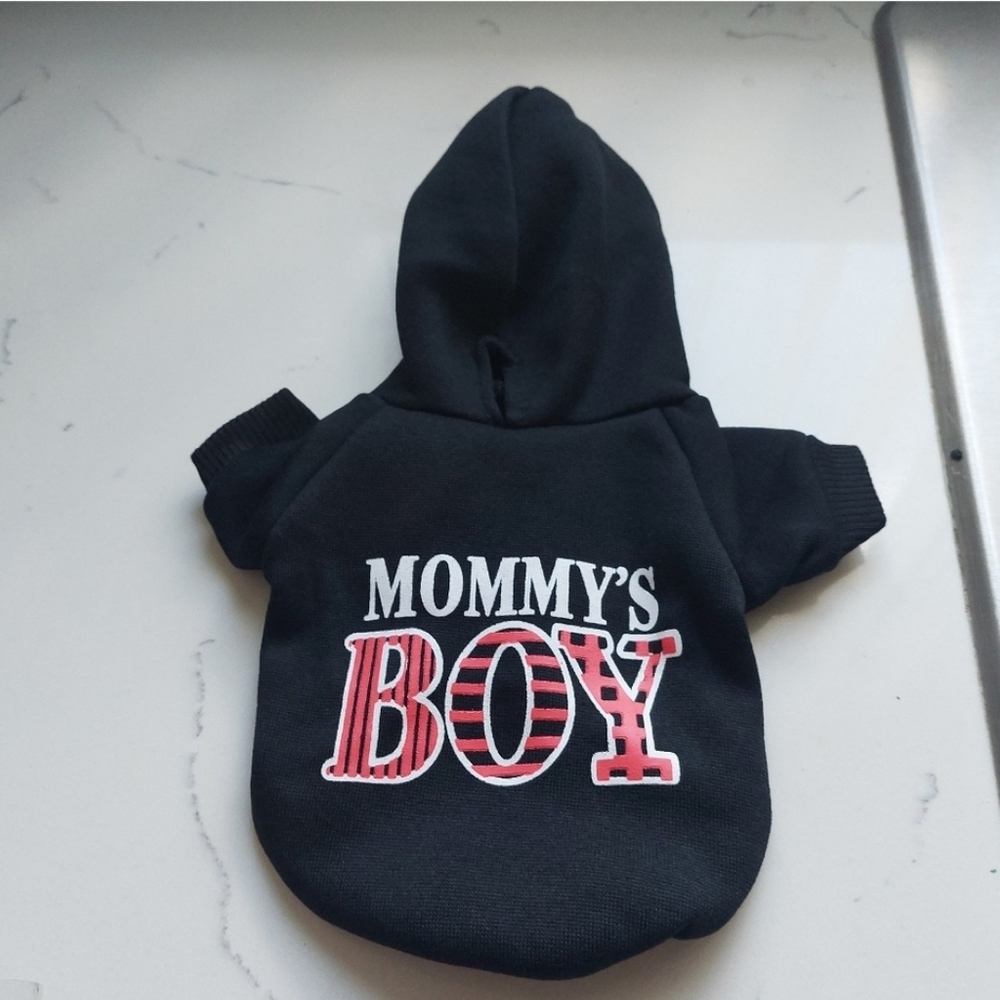 Black Doggy Hoodie